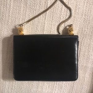 Black vintage handbag